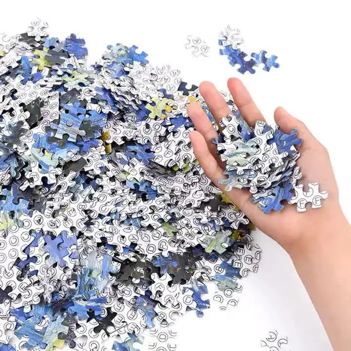 (2 PCS) 1000-Piece Animal World Jigsaw Puzzle | High Difficulty | Stress-Relief Toy