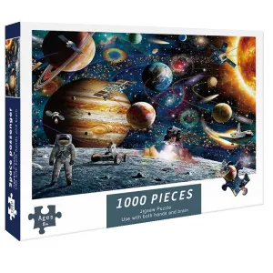 (2 PCS) 1000-Piece Deer Jigsaw Puzzle | High Difficulty Stress-Relief Toy
