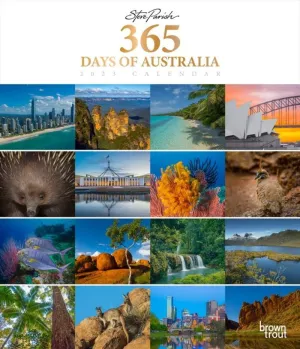 365 Days of Australia Calendar | 2023 | 14 x 12 Inch | Monthly Deluxe Vertical