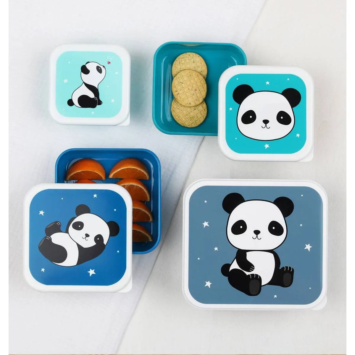 A Little Lovely Company Lunch & Snack Box Set Panda