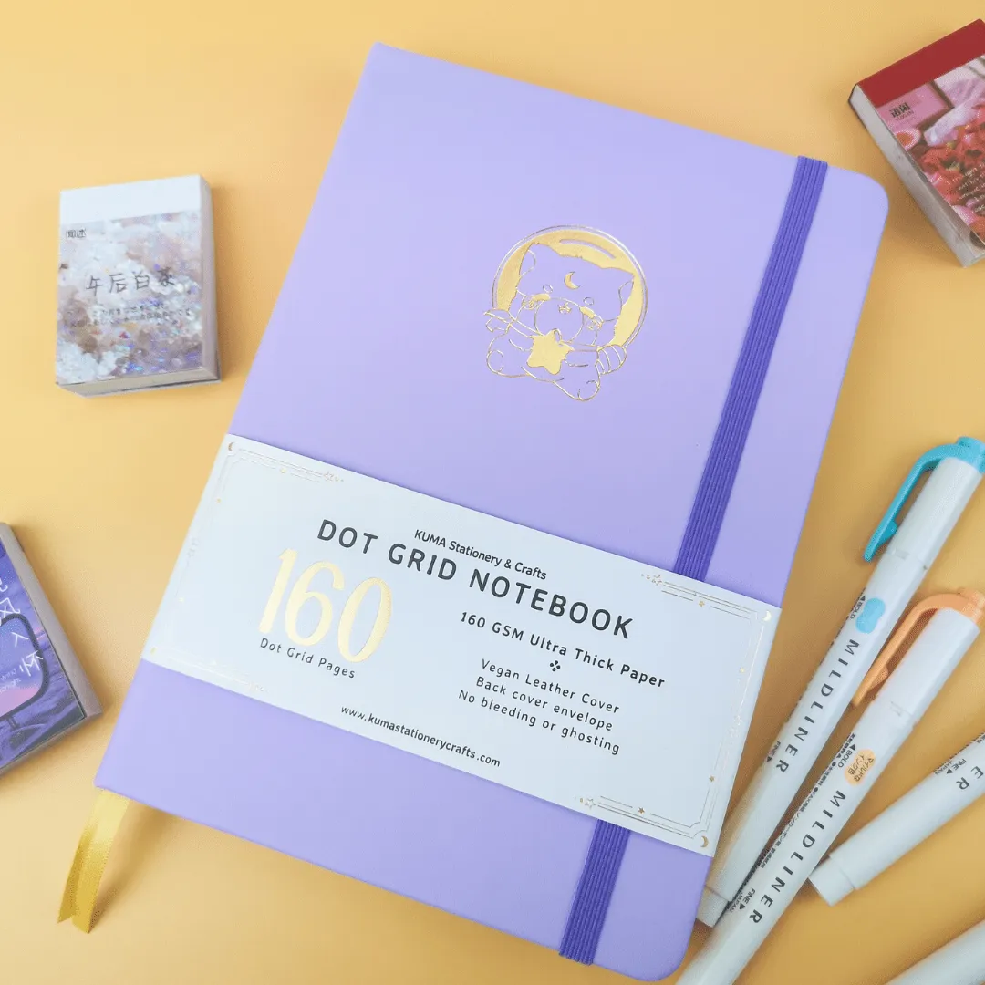 A5 Luna 'Cosmic KUMA' Limited Edition Bullet Journal 🌙