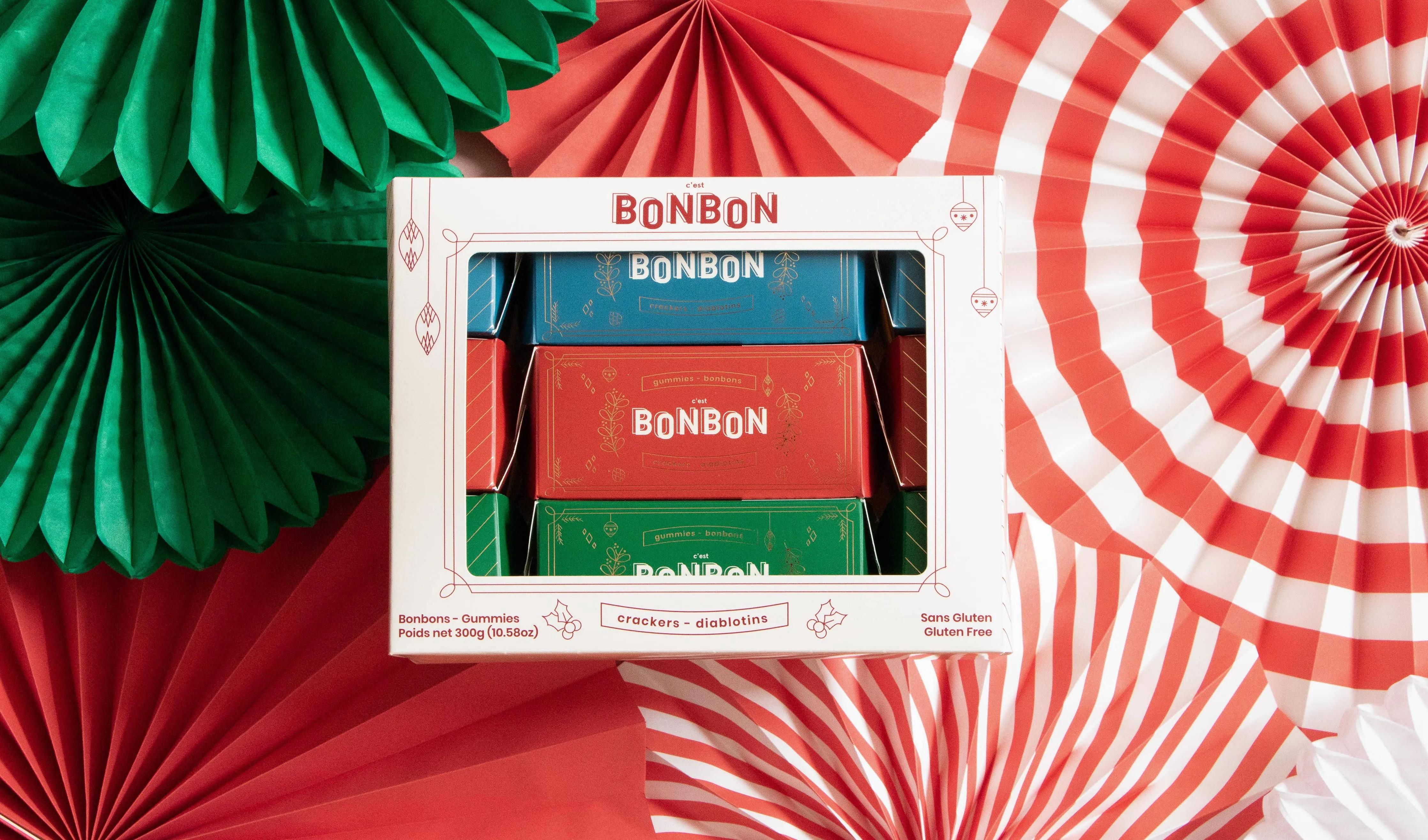 Bon Bon Christmas Crackers - Gummy Candies