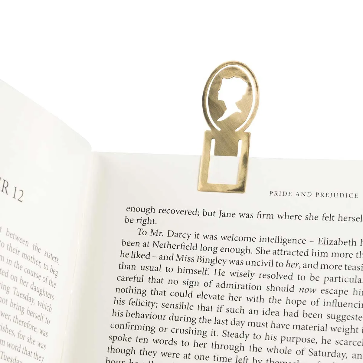 Brass Pride and Prejudice Bookmarks - Set of 3