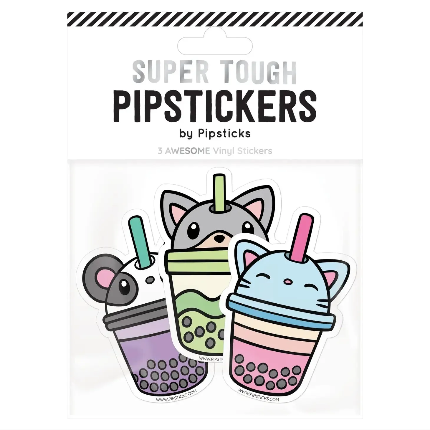 ''Bubbly Best Teas'' Vinyl Sticker Set