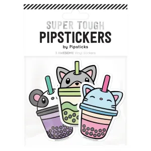 ''Bubbly Best Teas'' Vinyl Sticker Set