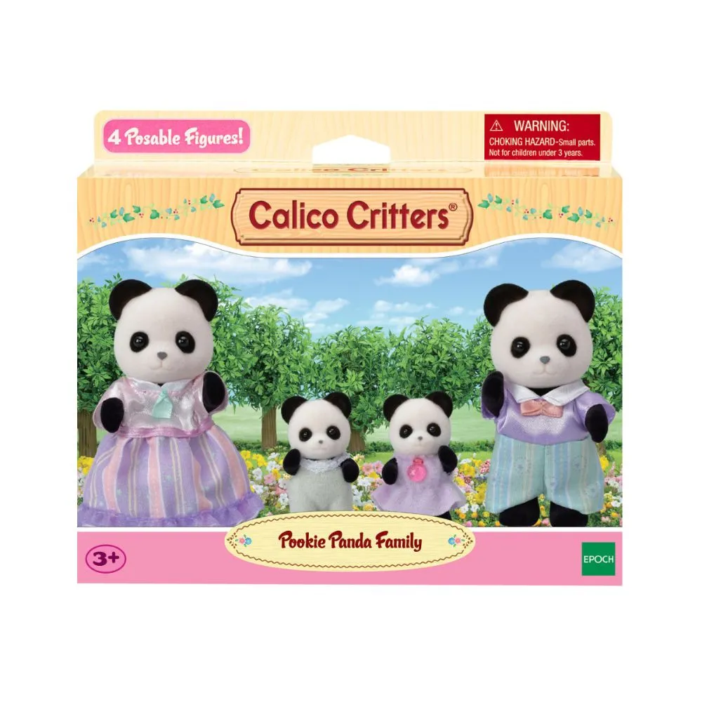 Calico Critters Pookie Panda Family