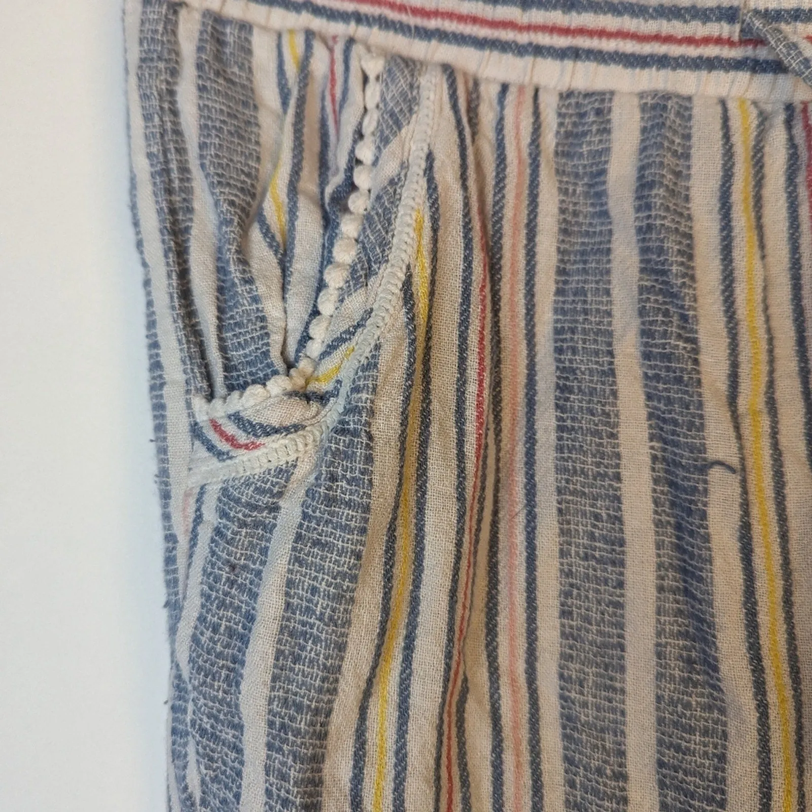 Candies Pool Party Striped Pants - Small
