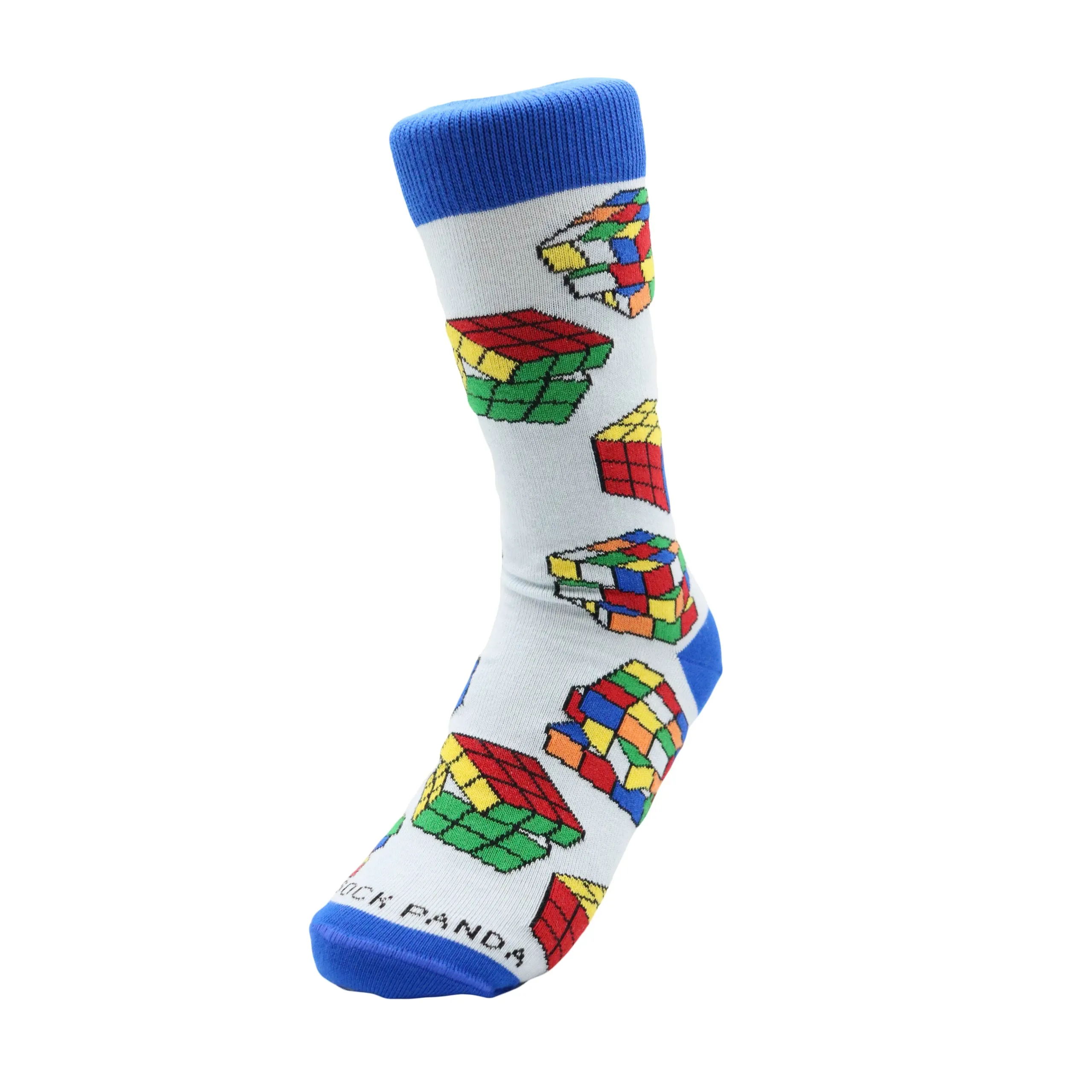Fun Puzzle Cube Socks from the Sock Panda (Adult Small -  Shoe Sizes 2-5)