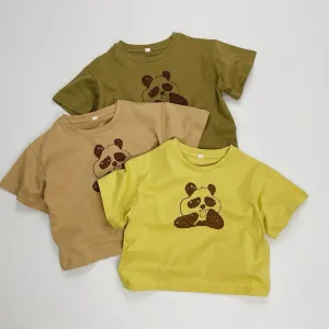 Funny Panda Print Summer Tee