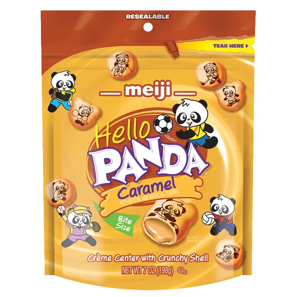 Hello Panda Caramel 7oz Stand Up Bag