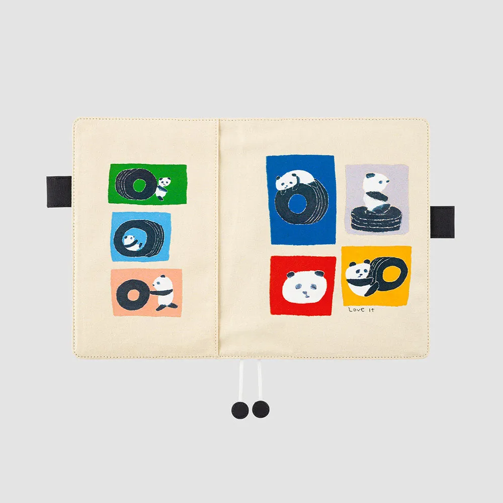 Hobonichi Techo Cover Cousin A5 - Jin Kitamura Love it Panda