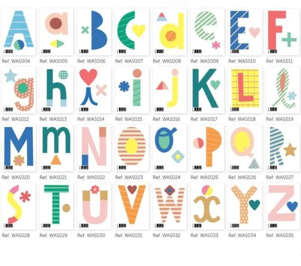 Individual Wall Stickers- Alphabet