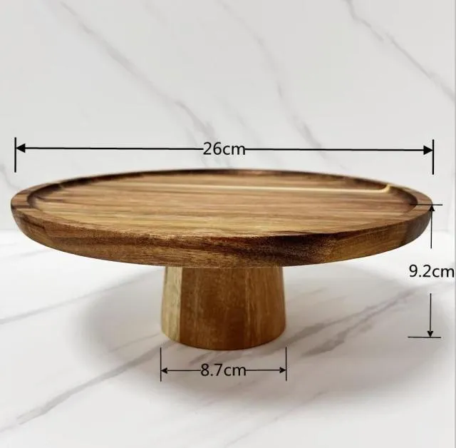 Japanese Style Wooden Snack Plate