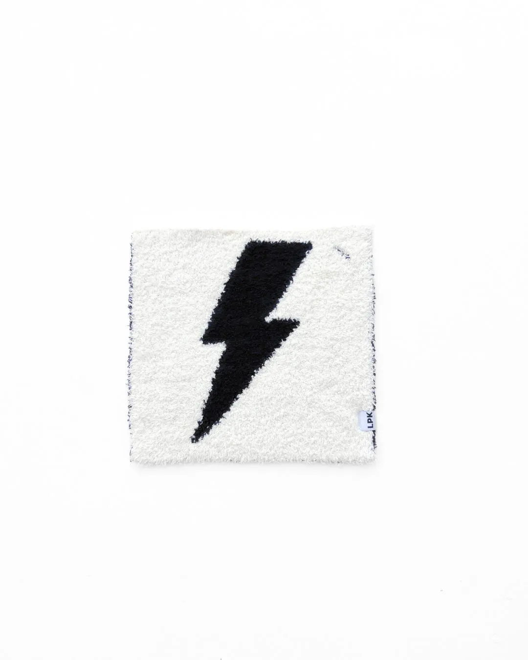 Lightning Bolt Plush Lovey | Black