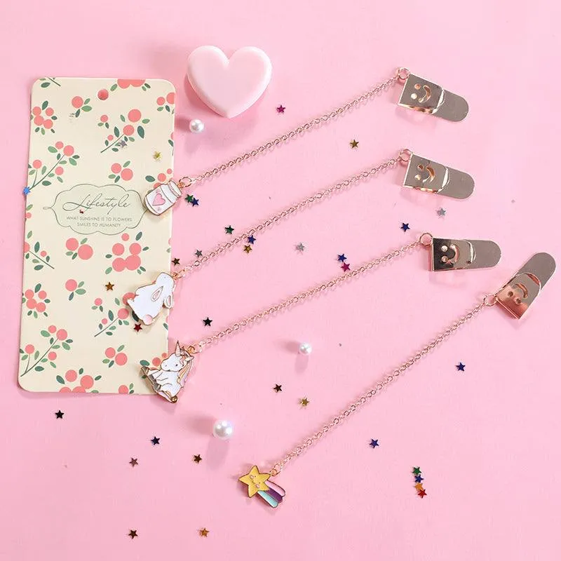 Metallic Bookmarks - Kawaii Animals