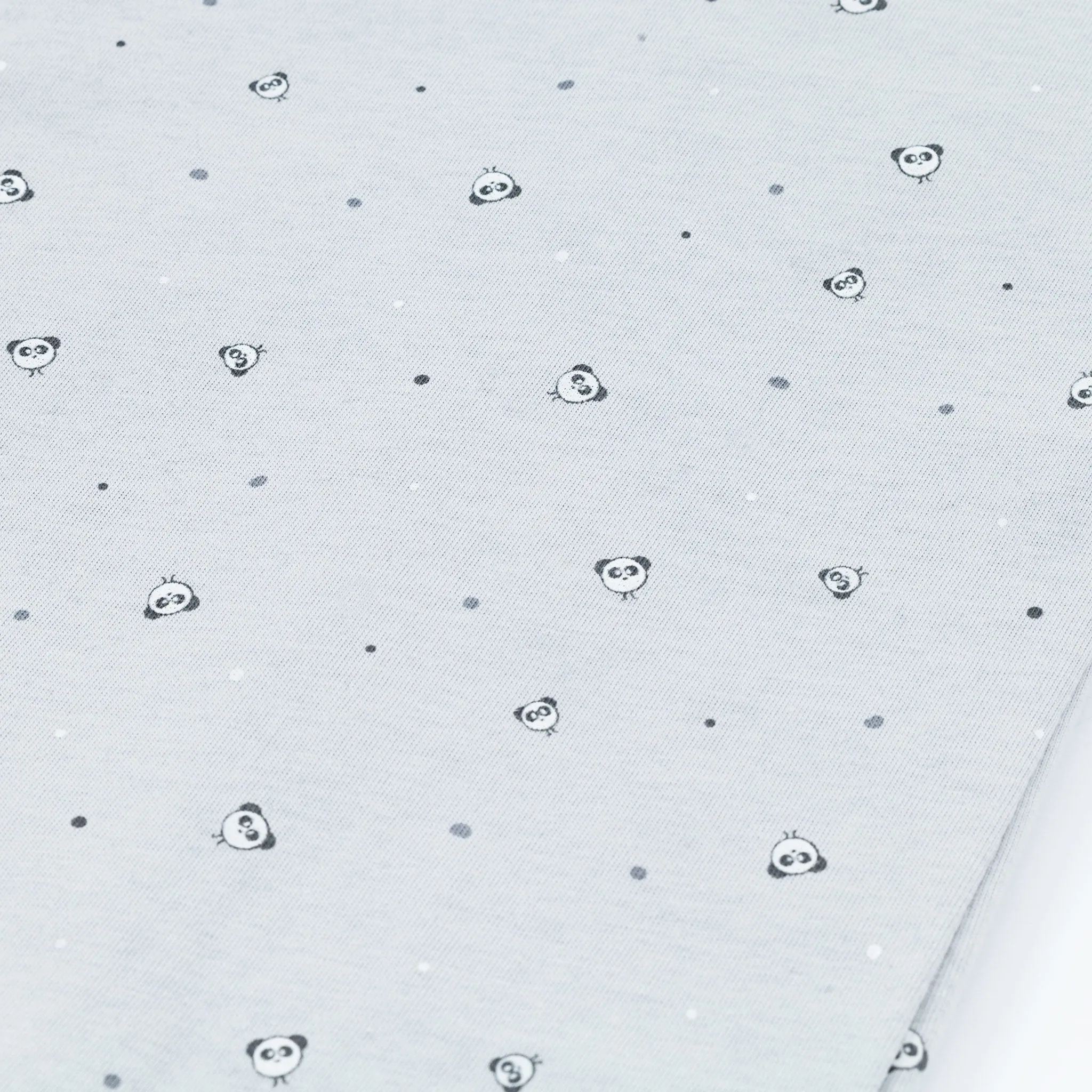 Mini MORI Panda Front-Opening Sleepsuit