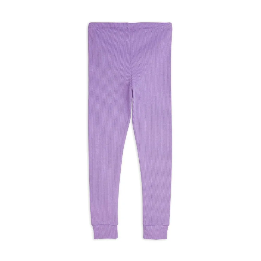 Mini Rodini Solid Rib Leggings