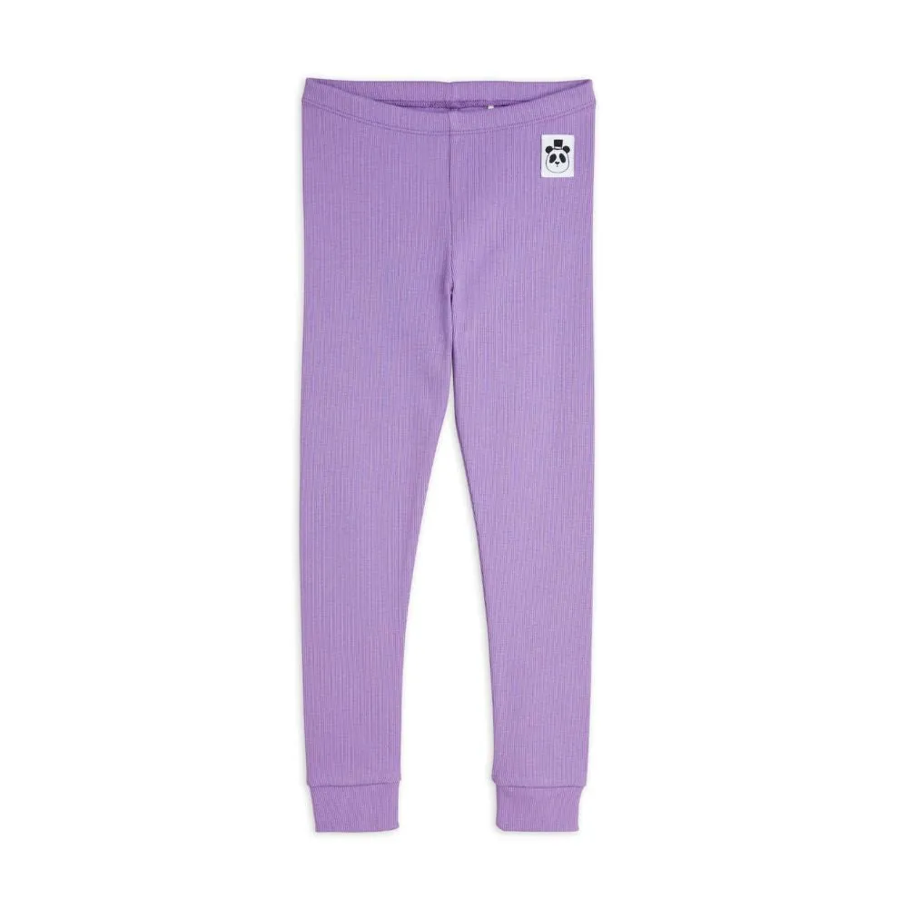 Mini Rodini Solid Rib Leggings