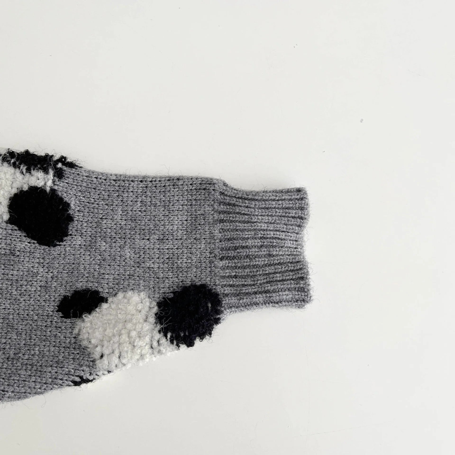 Panda Embroidered Baby Knitted Sweater