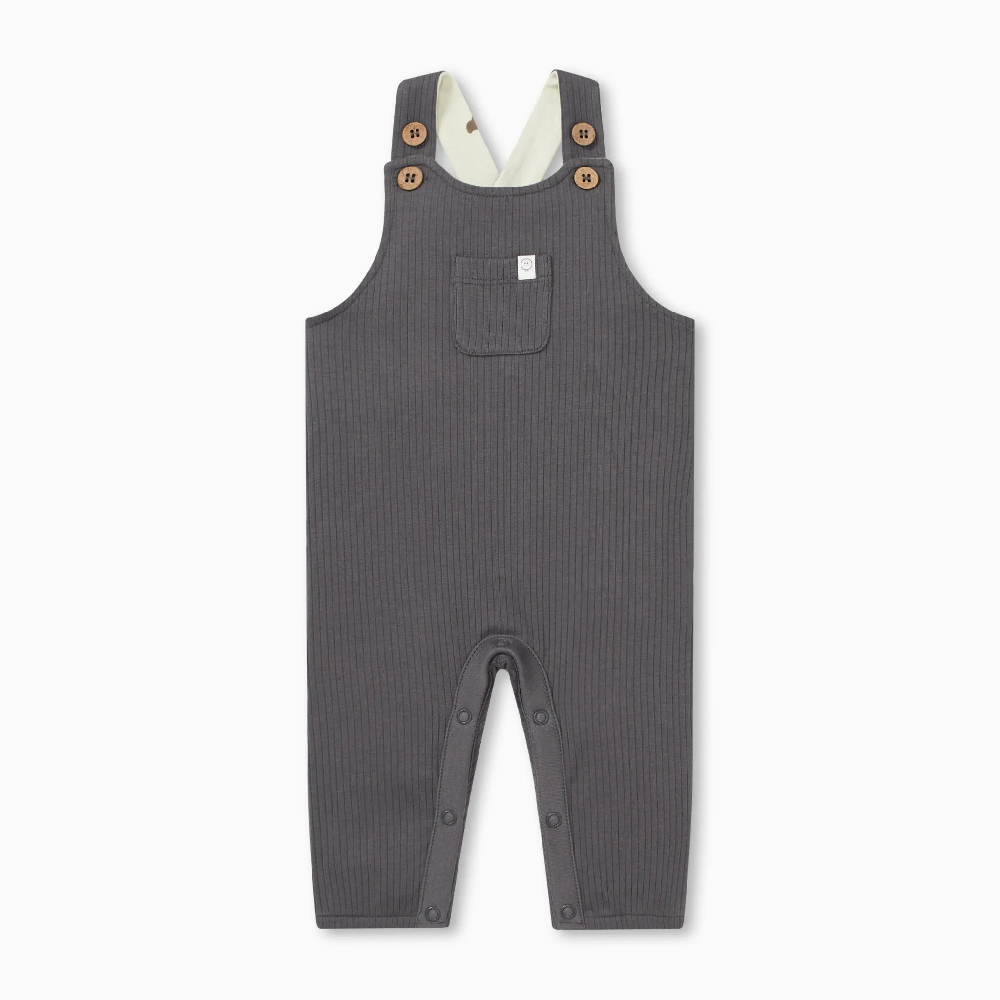 Panda Ribbed Dungarees