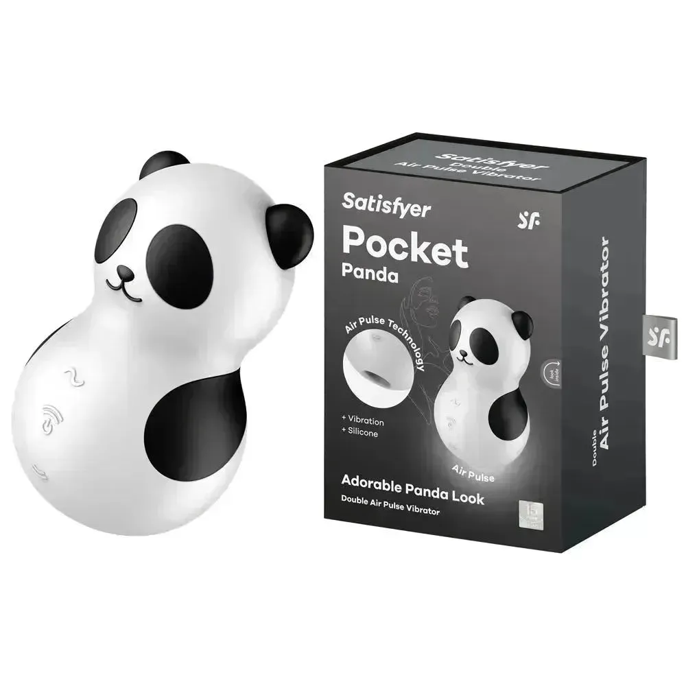 Satisfyer Pocket Panda -  USB Rechargeable Air Pulse Stimulator