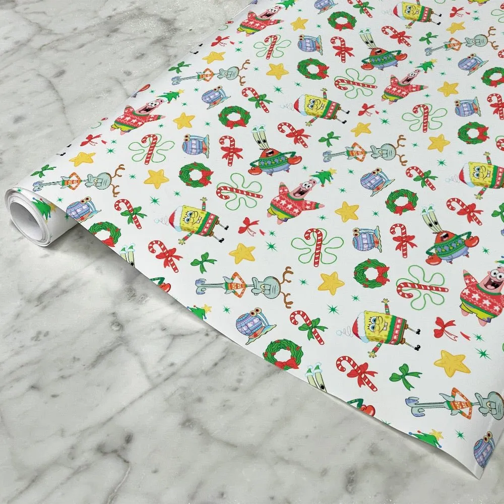 SpongeBob Holidays Wrapping Paper