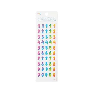 Stickiville Rainbow Numbers Stickers