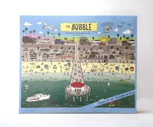 THE BUBBLE :: Manhattan Beach City Map Art Poster Puzzle (18" x 24") - 500 piece