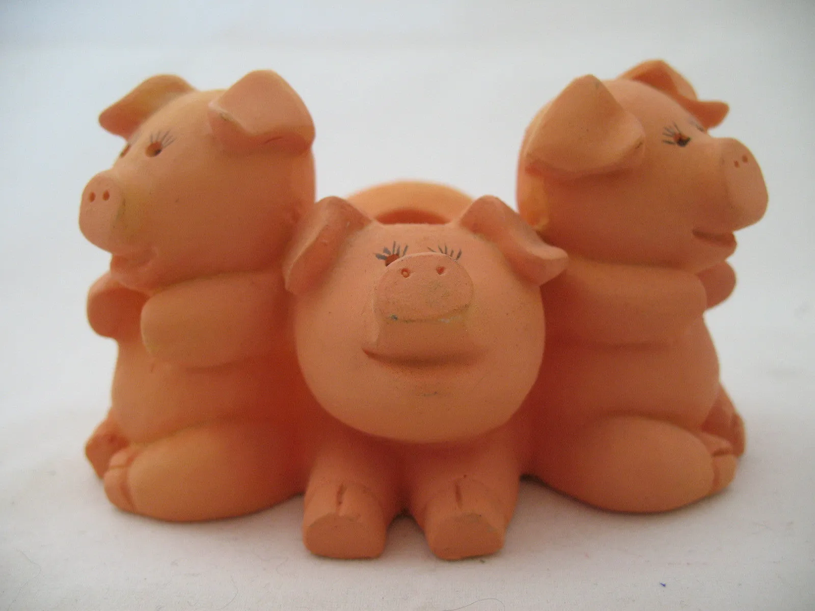 THREE LITTLE PIG PIGS PIGLETS PIGLETS Cute Animal FIGURINE Animals Figurines