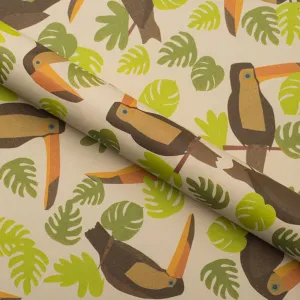 Toucan Collection <br> Wrapping Paper <br> <span style="font-size: 10px;">Set of 4 Sheets</span>