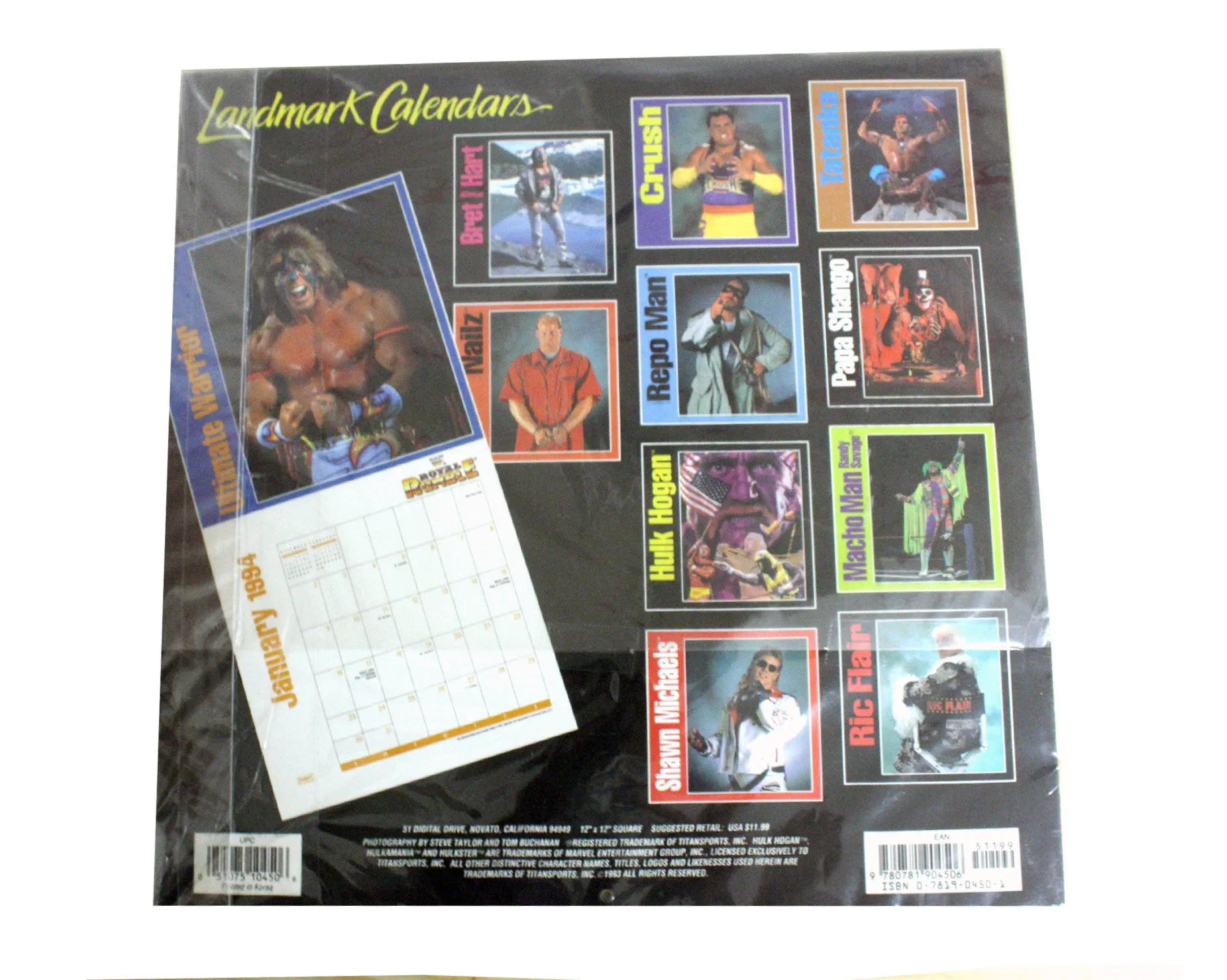 WWF 1994 CALENDAR